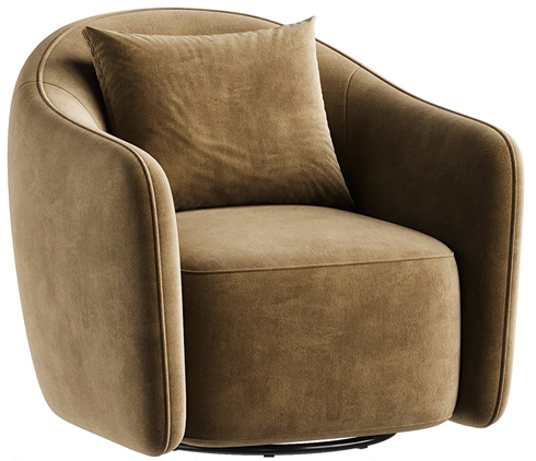 BEETLE Chair (Relaxation)(Rotatable) by Furninova — Soft Room, Costa del Sol, Spain